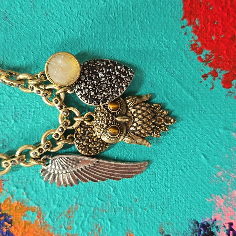 BRAND NEW Lucky Brand Gold and Silver Charm Necklace!